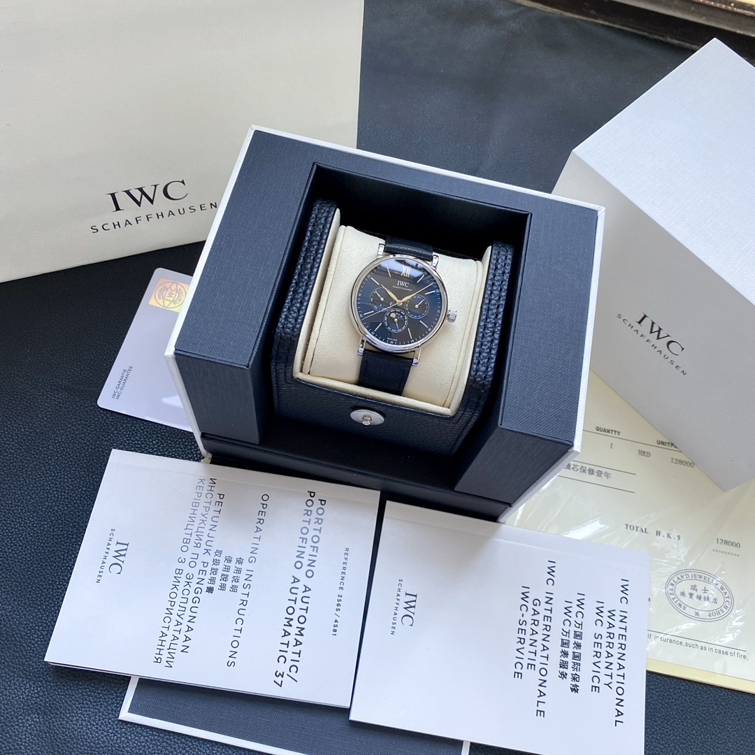 IWC Portofino 40 mm con Fasi lunari Replica Orologio