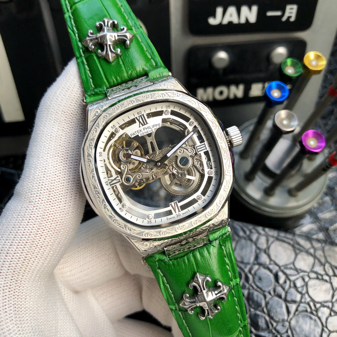 Patek Philippe Nautilus 42 mm Scheletrico-Replica Orologio
