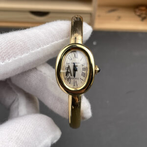 Cartier Baignoire 24,6 × 18,7 mm, Quartz Replica Orologio