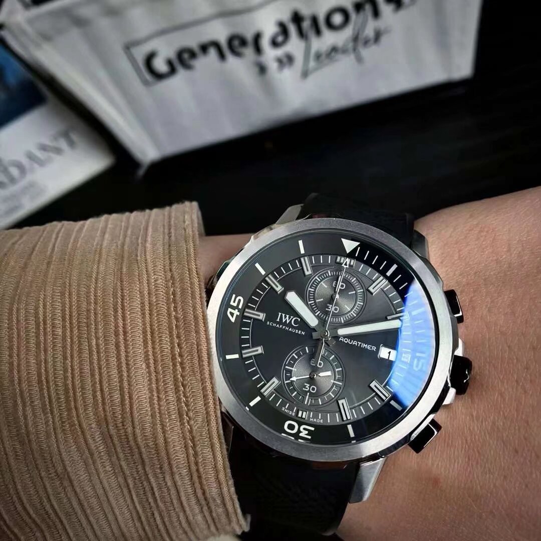 IWC Aquatimer 43 mm Cinturino in gomma Replica Orologio