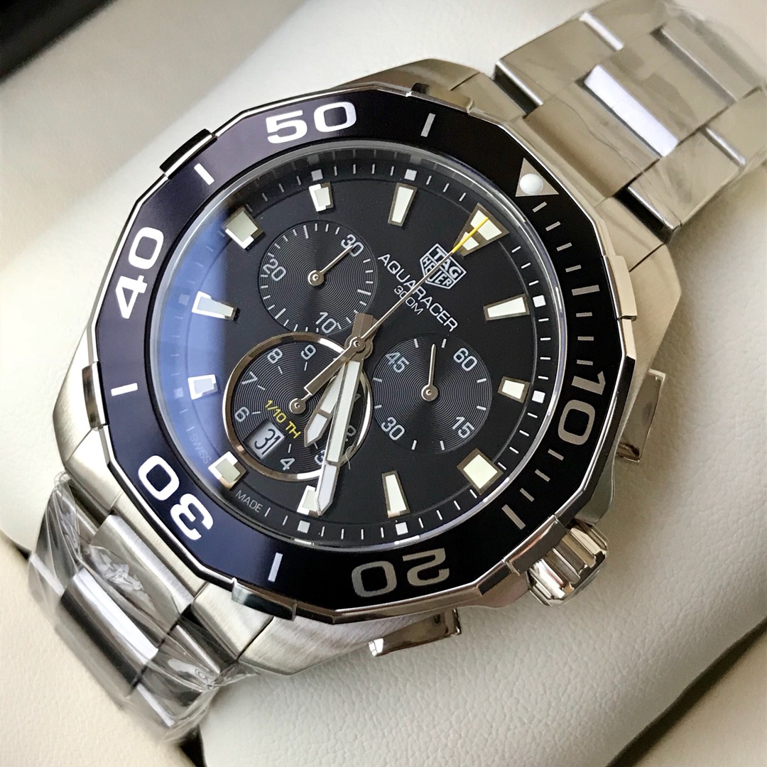 TAG Heuer Aquaracer 43 mm, Cronografo Quartz Replica Orologio