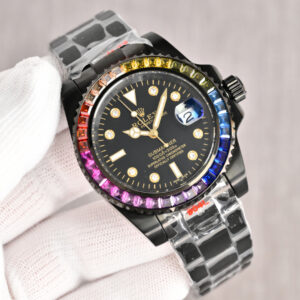 Rolex Submariner 40 mm Cristallo-Lunetta Replica Orologio