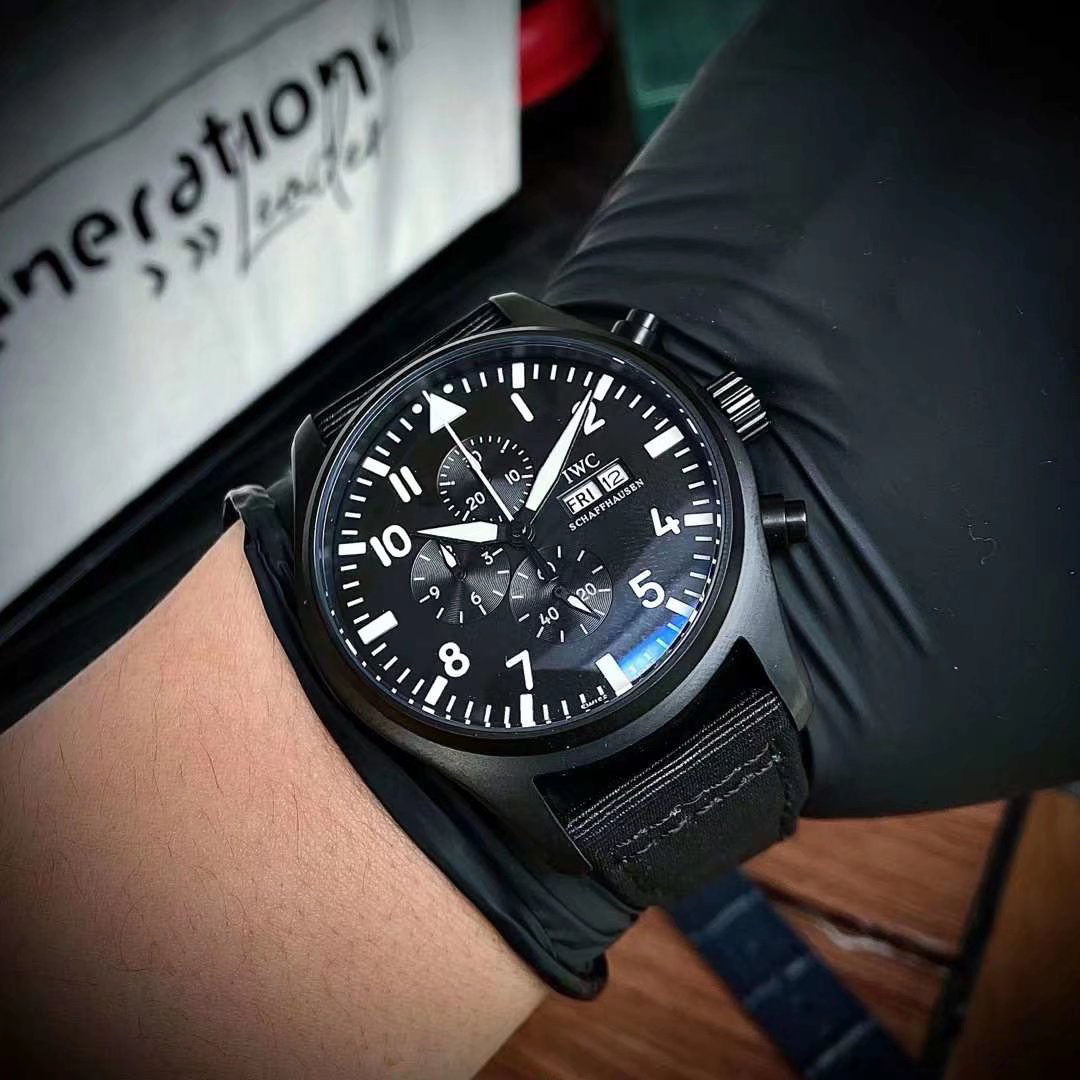 IWC Pilot's Watches Top Gun Titanio Quartz Replica Orologio