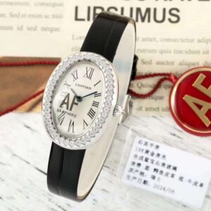 Cartier Baignoire 31,4 mm Incastonatura di diamanti Quartz Replica Orologio
