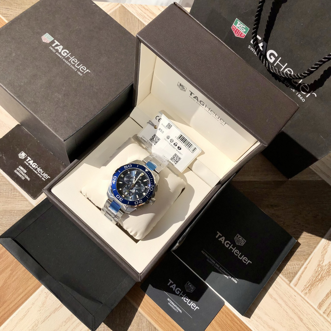 TAG Heuer Aquaracer 43 mm con Cronografo Quartz – Replica Orologio
