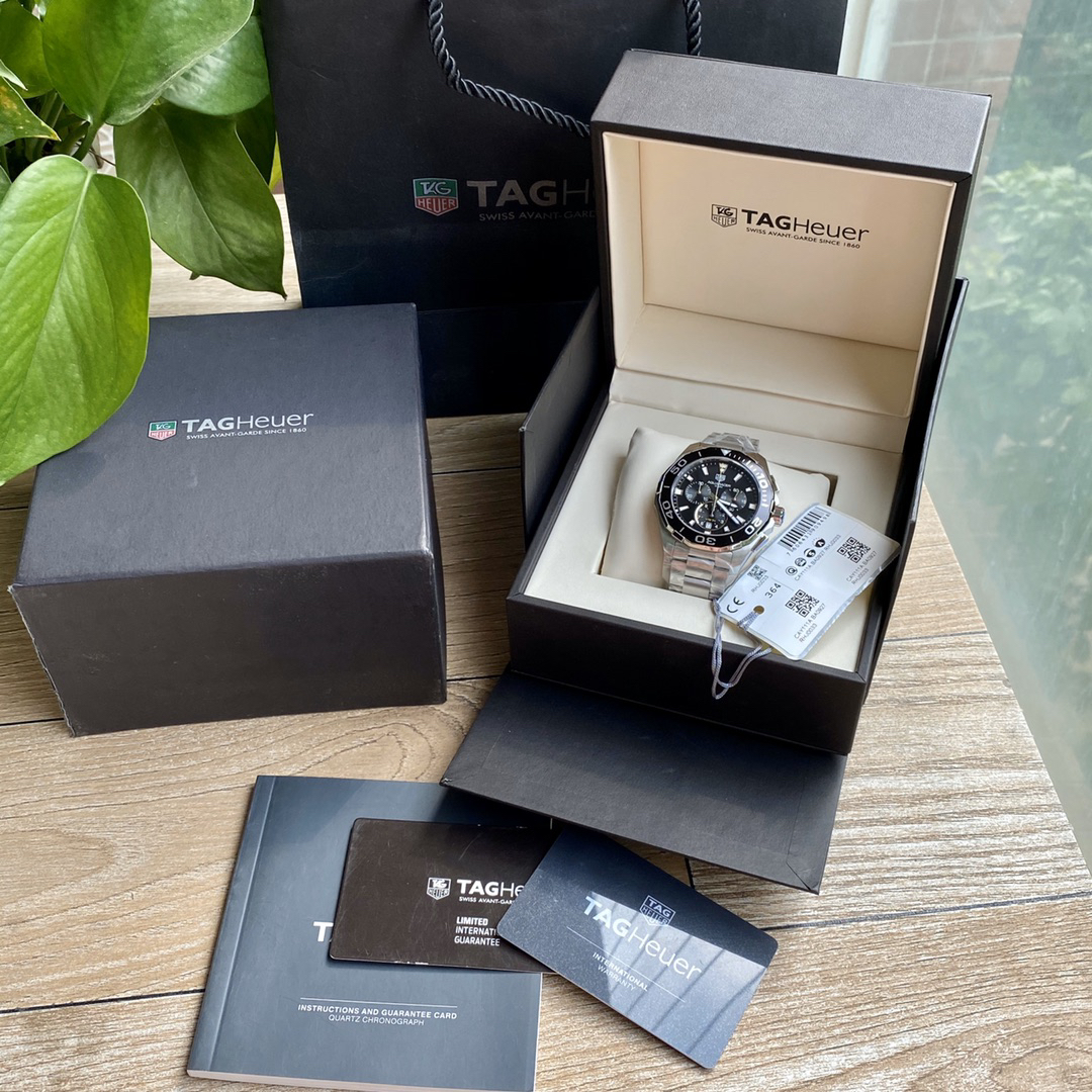 TAG Heuer Aquaracer 43 mm Crono Quartz-Replica Orologio