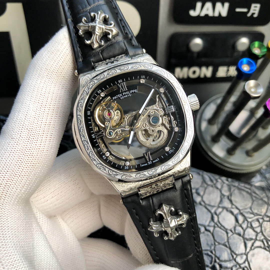 Patek Philippe Nautilus 42 mm Scheletrico-Replica Orologio