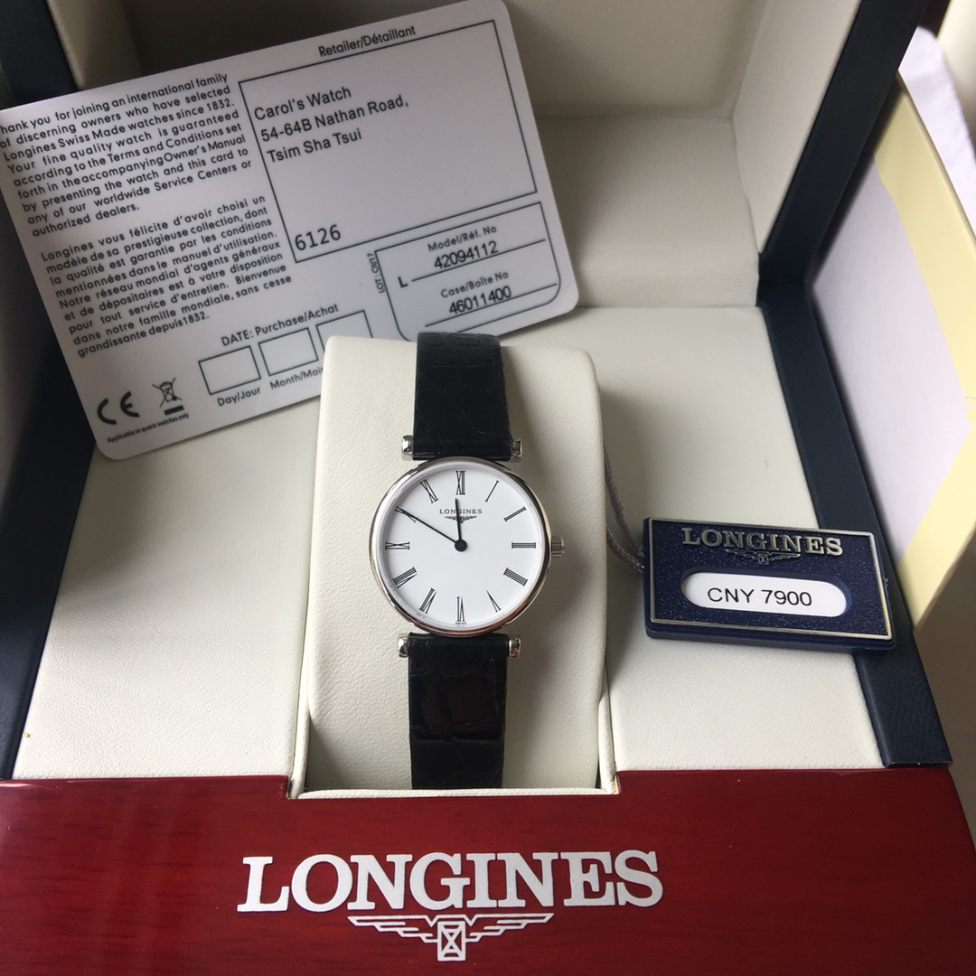 Longines La Grande Classique 24mm Cinturino in pelle Replica Orologio