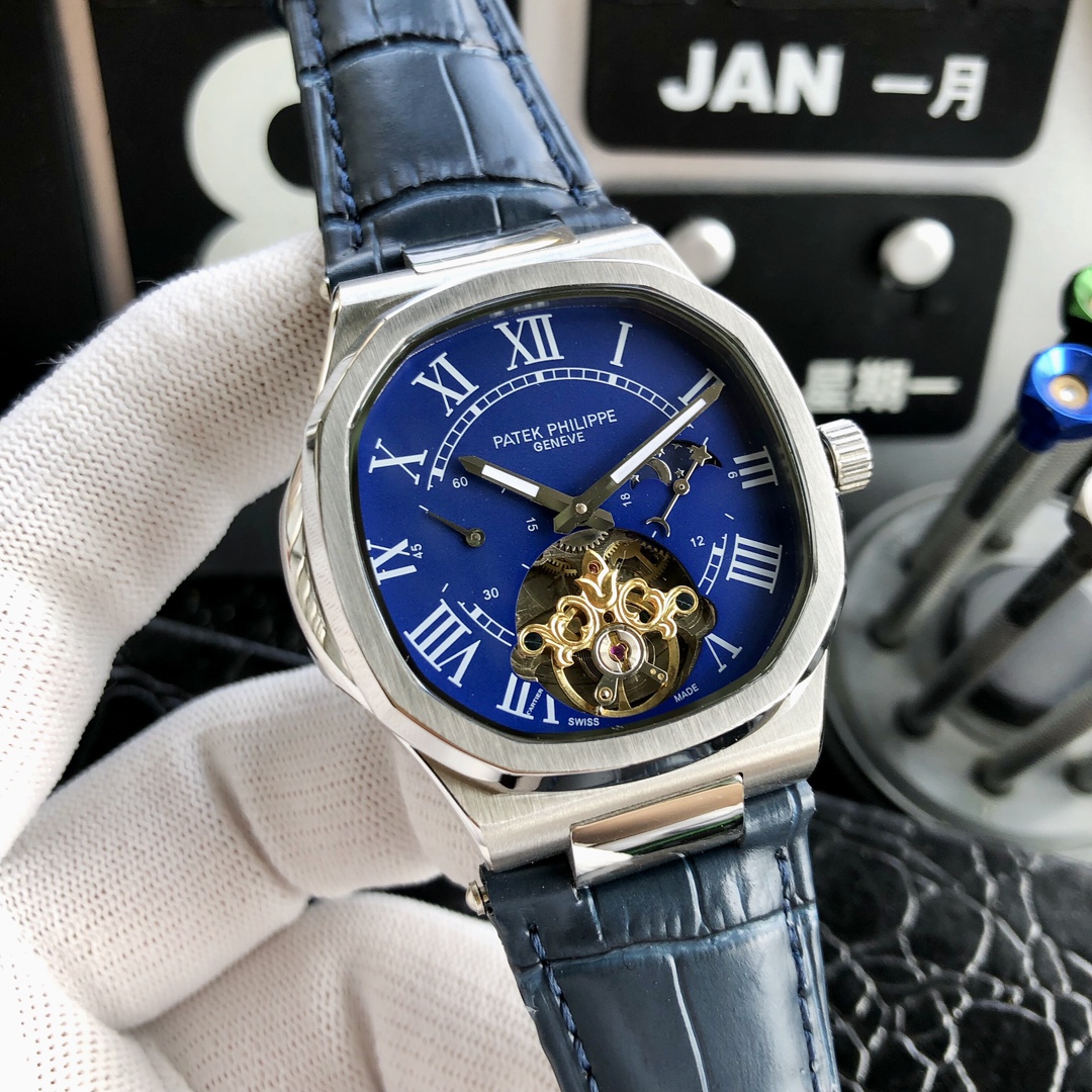 Patek Philippe Nautilus 42 mm, Quadrante scheletrato Replica Orologio