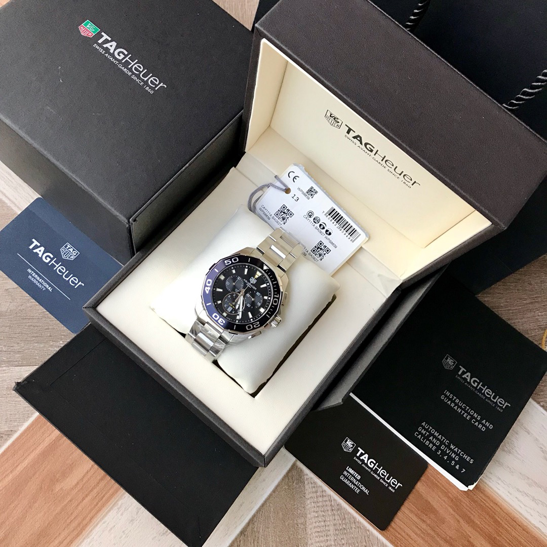 TAG Heuer Aquaracer 43 mm, Cronografo Quartz Replica Orologio