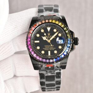 Rolex Submariner 40 mm Cristallo-Lunetta Replica Orologio