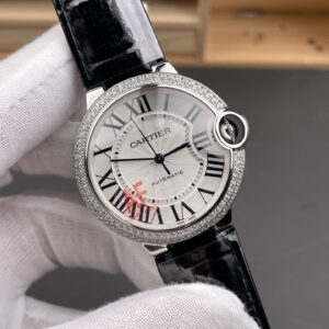 Cartier Ballon Bleu 36 mm Lunetta con diamanti Replica Orologio