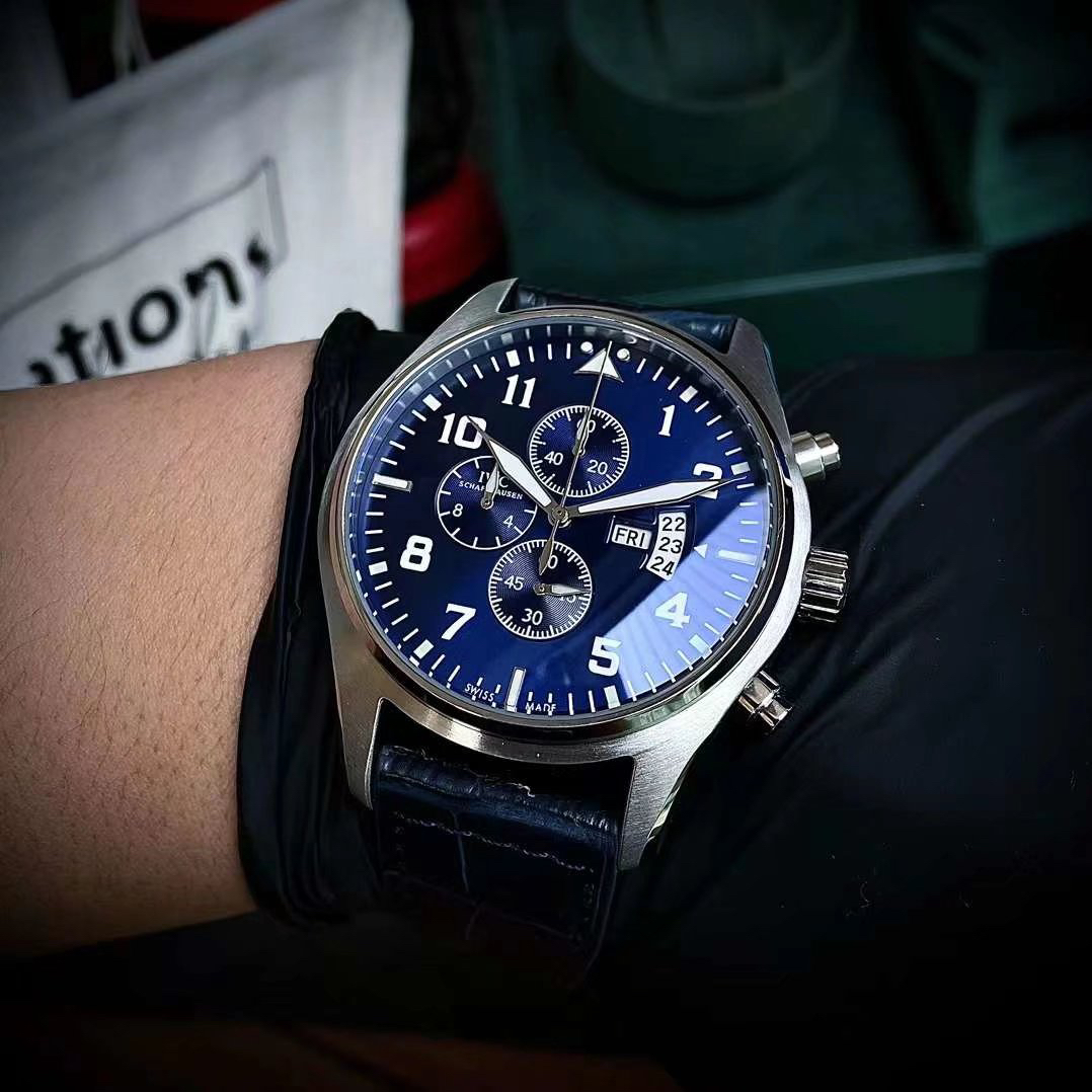 IWC Pilot's Watches Top Gun Titanio Quartz Replica Orologio