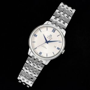 Omega De Ville 39,5 mm Rodio-Indizes Replica Orologio