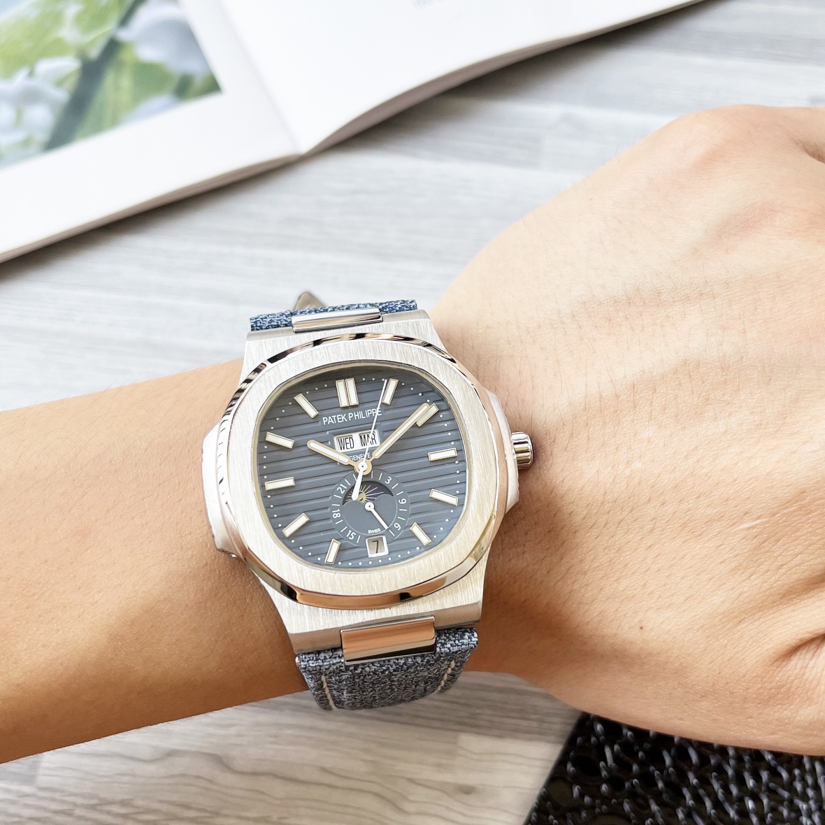 Patek Philippe Nautilus 42 mm Automatico Replica Orologio